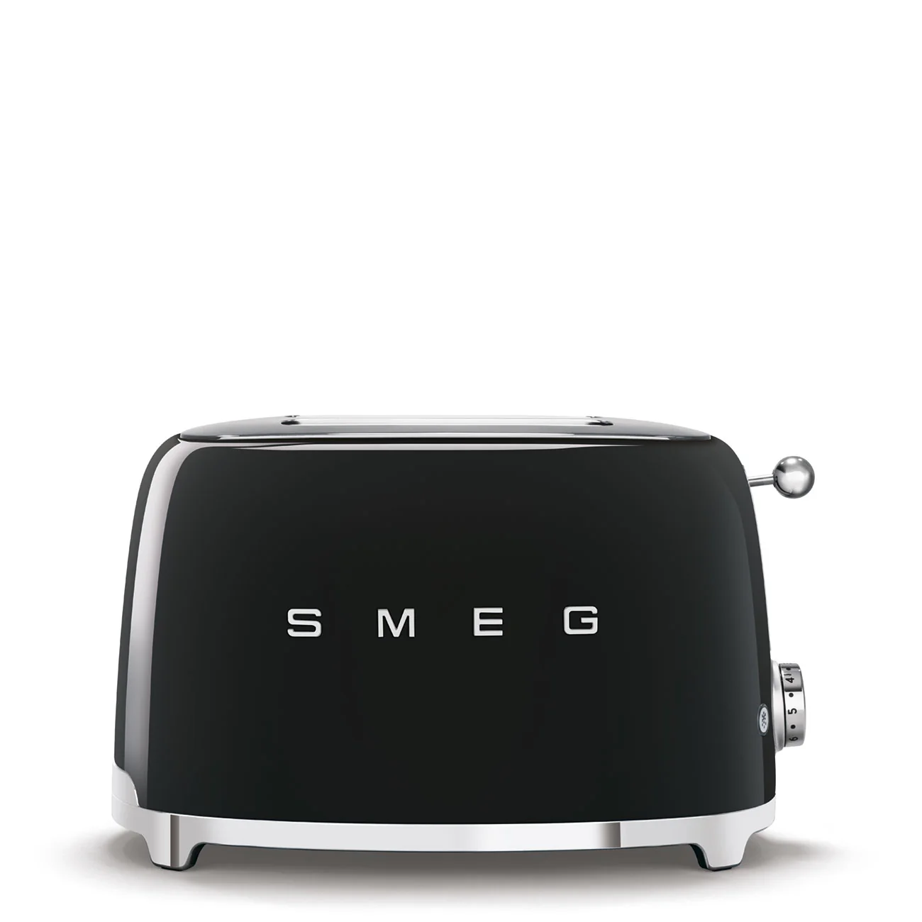 SMEG 2 Slice Toaster - Gloss Black | TSF01BLUK