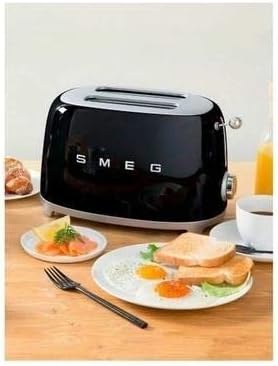 SMEG 2 Slice Toaster - Gloss Black | TSF01BLUK - Image 4