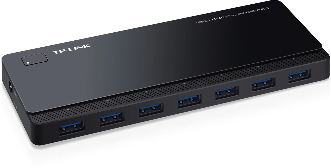 TP-Link USB3.0 7 PORT HUB +2 2.4A PORT SMART CHARG || UH720 - Image 2