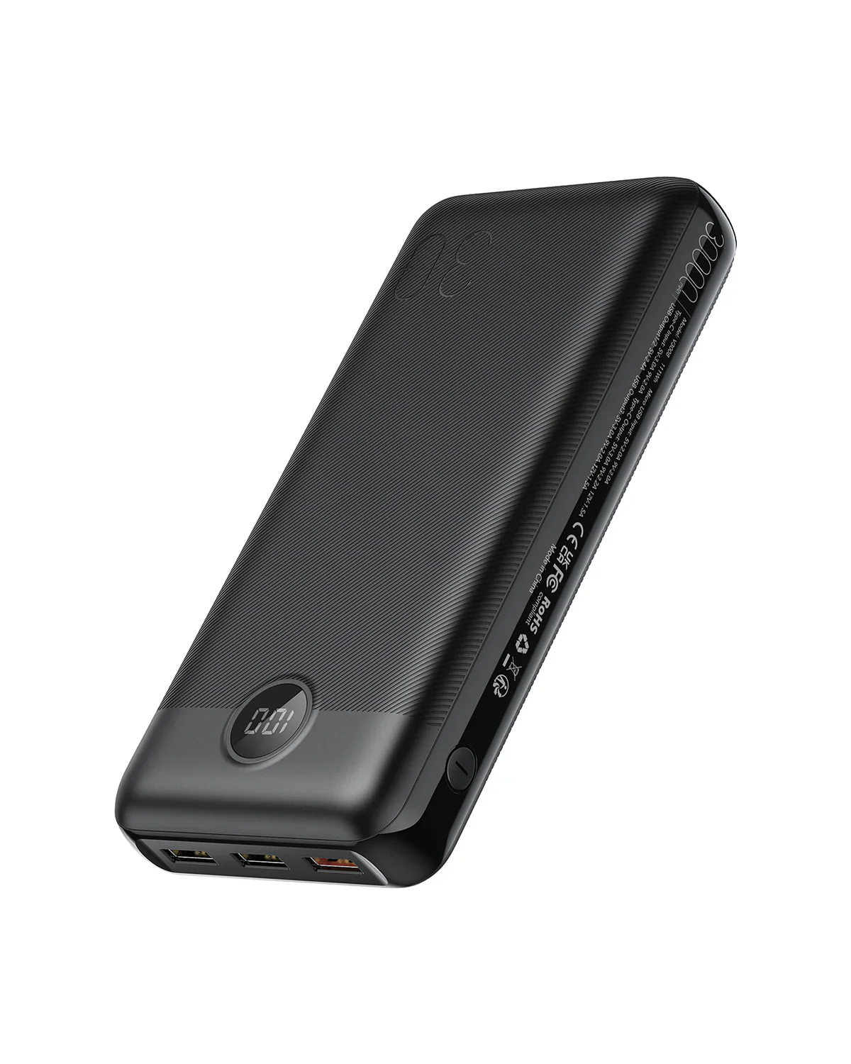 Veger L30S 30000mAh Power Bank with Digital Display - Black | W3008 - Image 7