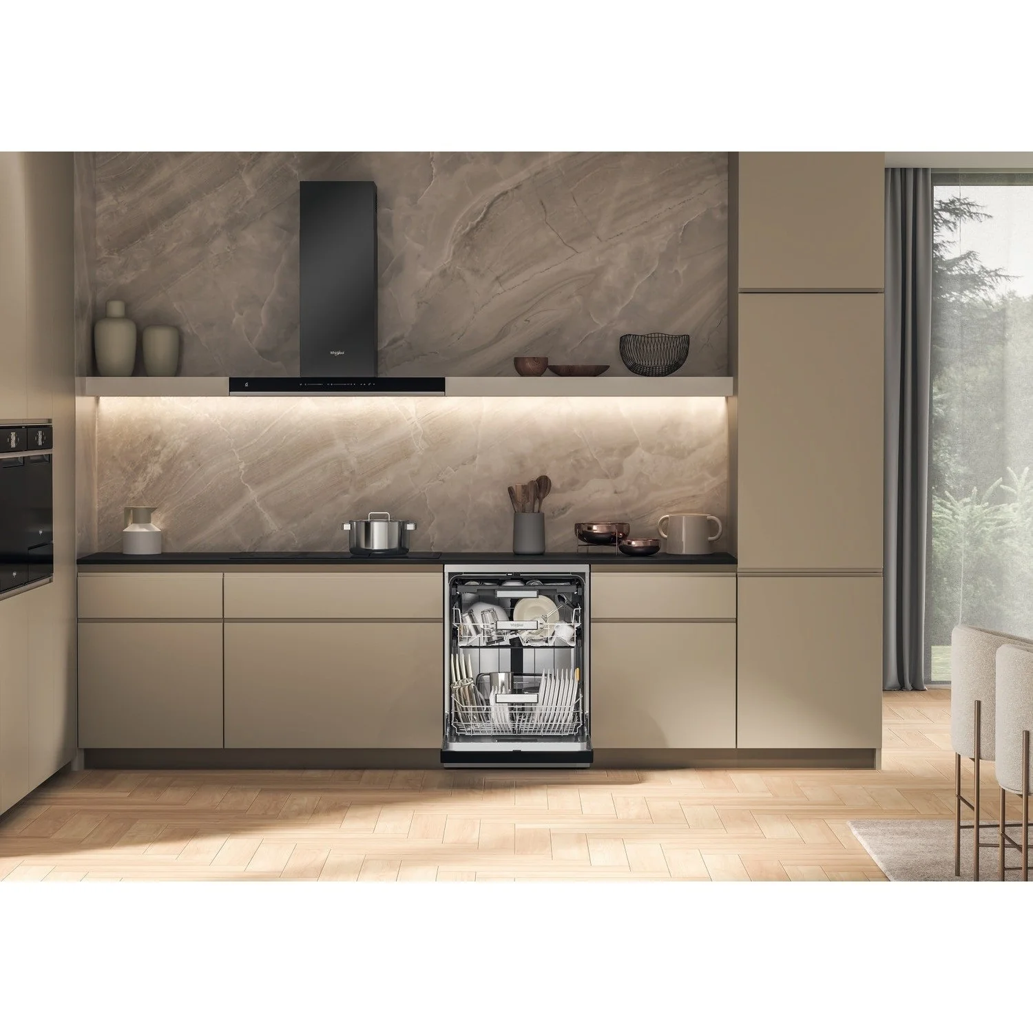 Whirlpool Freestanding 15 Place Setting Capacity Dishwasher - Stainless Steel | W7FHS51XUK - Image 10
