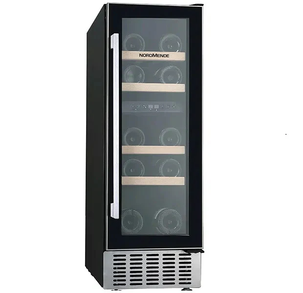 NordMende Dual Zone Built-in Freestanding Wine Cooler 17 Bottle Inox Frame 86.5 x 29.5 cm || WC17IX - Image 2