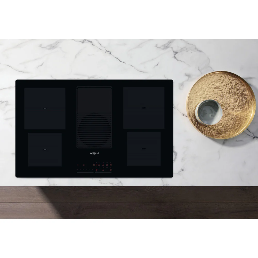 Whirlpool induction glass-ceramic venting cooktop - Black | WVH92KFKIT - Image 3